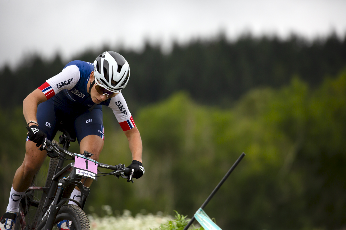 2023 UCI Cycling World Championships - Mountain Bike - Elite Women - France’s Pauline Ferrand-Prevot seen racing in the competition