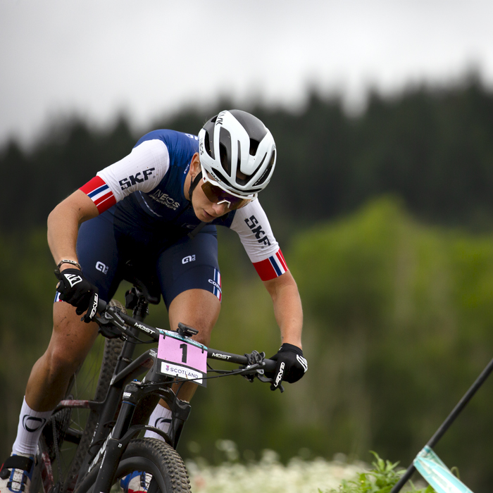 2023 UCI Cycling World Championships - Mountain Bike - Elite Women - France’s Pauline Ferrand-Prevot seen racing in the competition