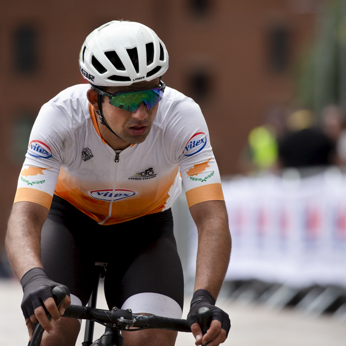 2023 UCI Cycling World Championships - Road Race - Elite Men - Andreas Miltiadis of Cyprus competes in the race