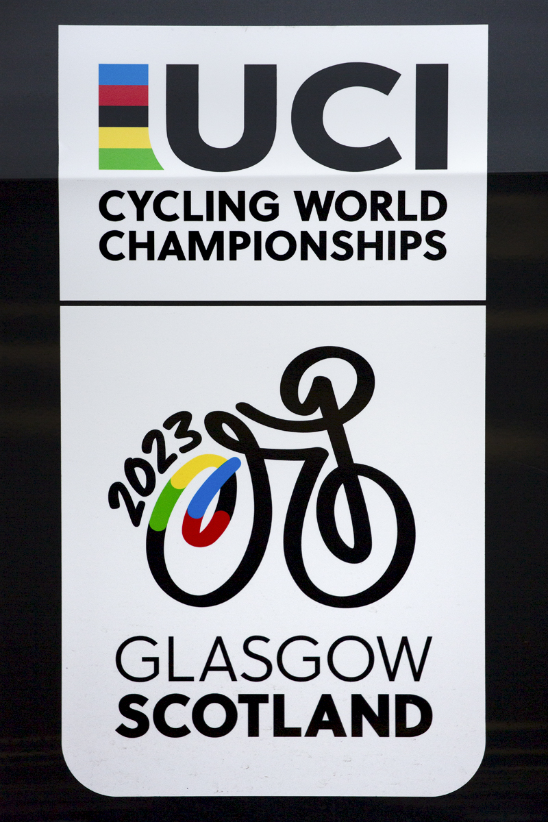 2023 UCI Cycling World Championships - Road Race - Elite Men - Glasgow 2023 logo 