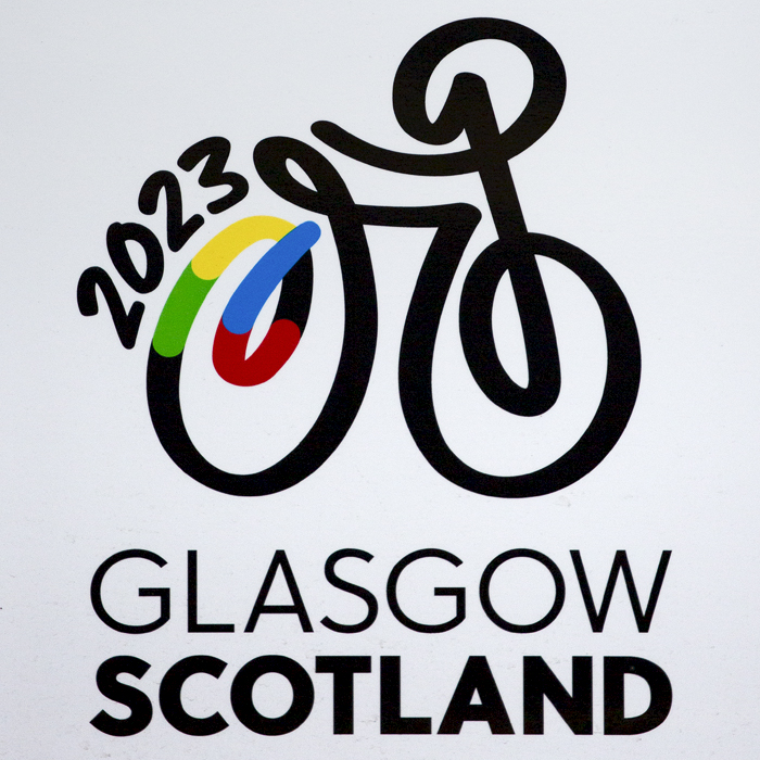 2023 UCI Cycling World Championships - Road Race - Elite Men - Glasgow 2023 logo 