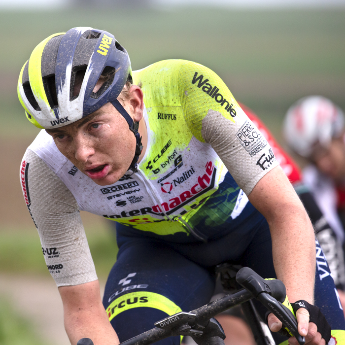 Amstel Gold Race 2023 - Georg Zimmermann of Intermarché - Circus - Wanty on Scheumerweg with a tear in his eye