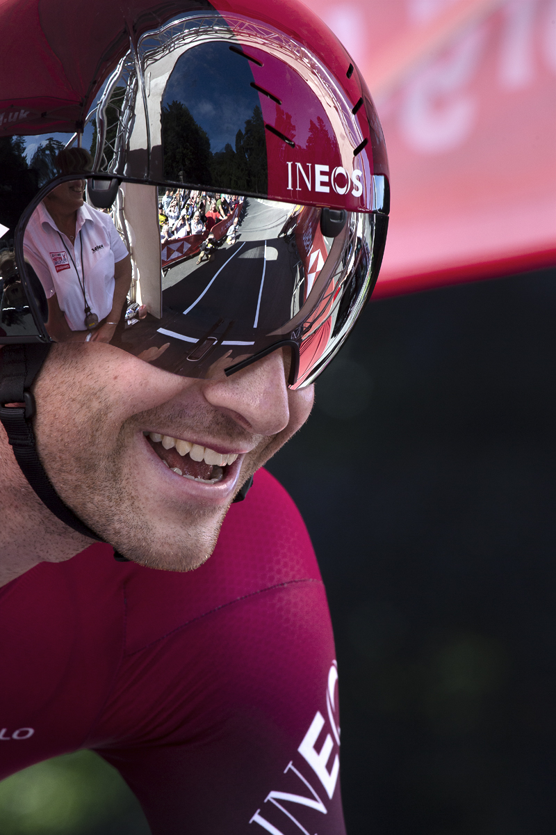 British National Road Championships 2019 - Ian Stannard smiles as he prepares to start the Time Trial