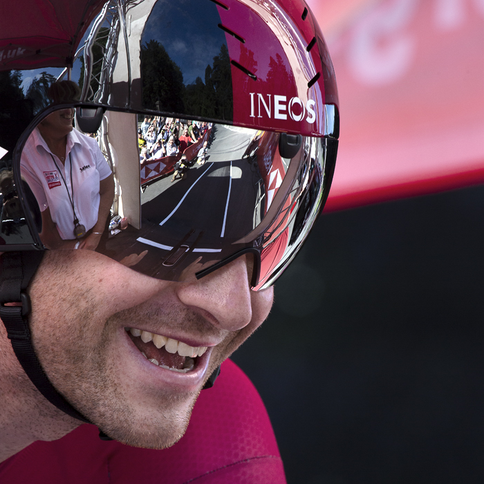 British National Road Championships 2019 - Ian Stannard smiles as he prepares to start the Time Trial