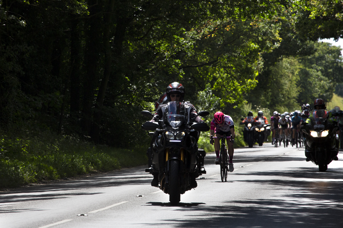 British National Road Championships 2019 - A breakaway begins to form in the women’s race