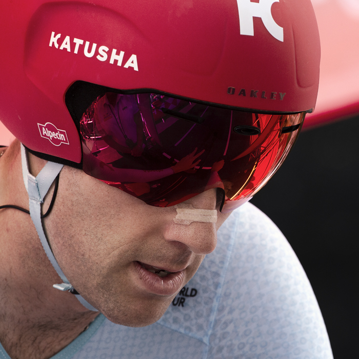 British National Road Championships 2019 - Alex Dowsett looks down and concentrates on the start ramp