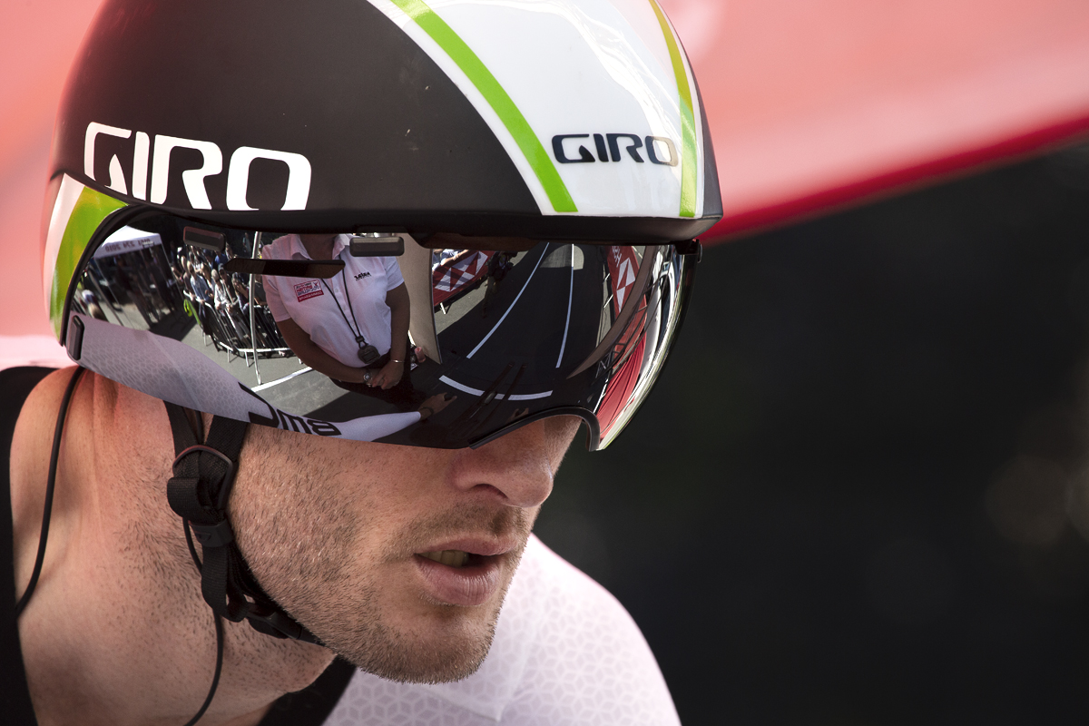 British National Road Championships 2019 - Steve Cummings looks relaxed on the start ramp before the time trial