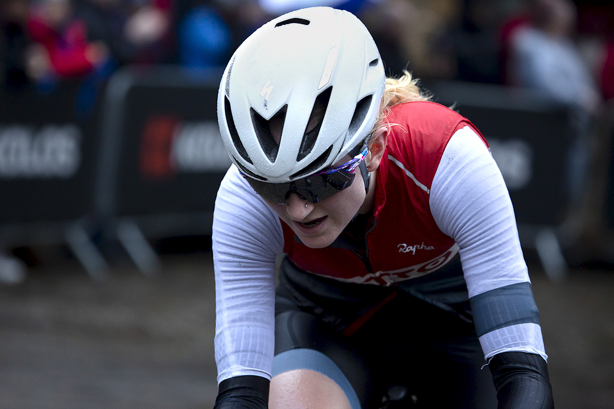 British National Road Championships 2021 - Women’s Road Race - Close up of Danielle Watkinson of Team Watto-LDN during the race