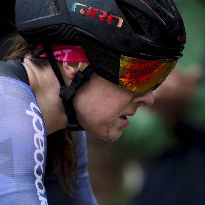 British National Road Championships 2021 - Women’s Road Race - Close up of Victoria Smith of AeroCoach during the race