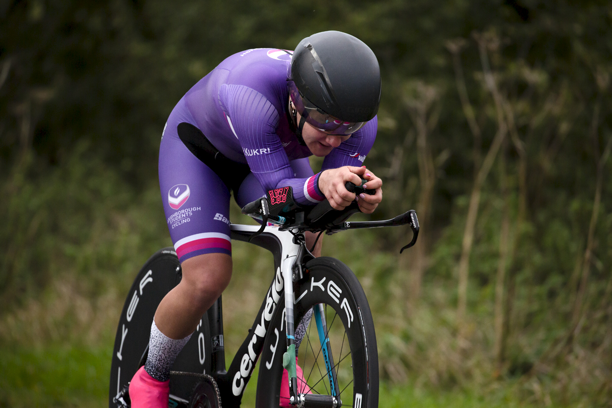 British National Road Championships 2022 - Women’s Time Trial - Francesca Hall of Loughborough Lightning – TRG competes in the event