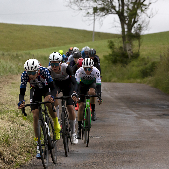 British National Road Championships 2022 - Men’s Road Race - Riders race down hill