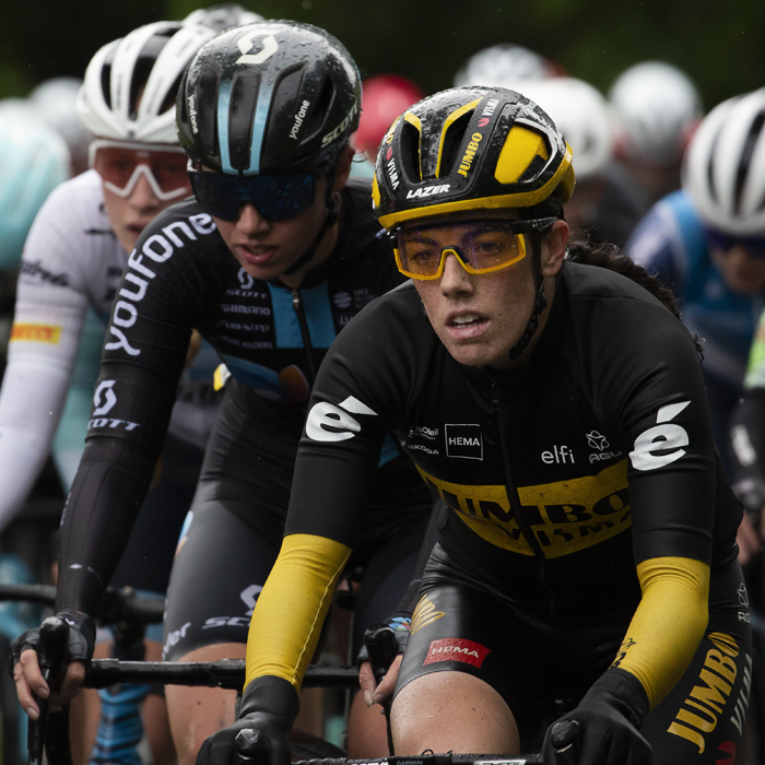 British National Road Championships 2022 - Women’s Road Race - Anna Henderson of Team Jumbo-Visma in the peloton during the race