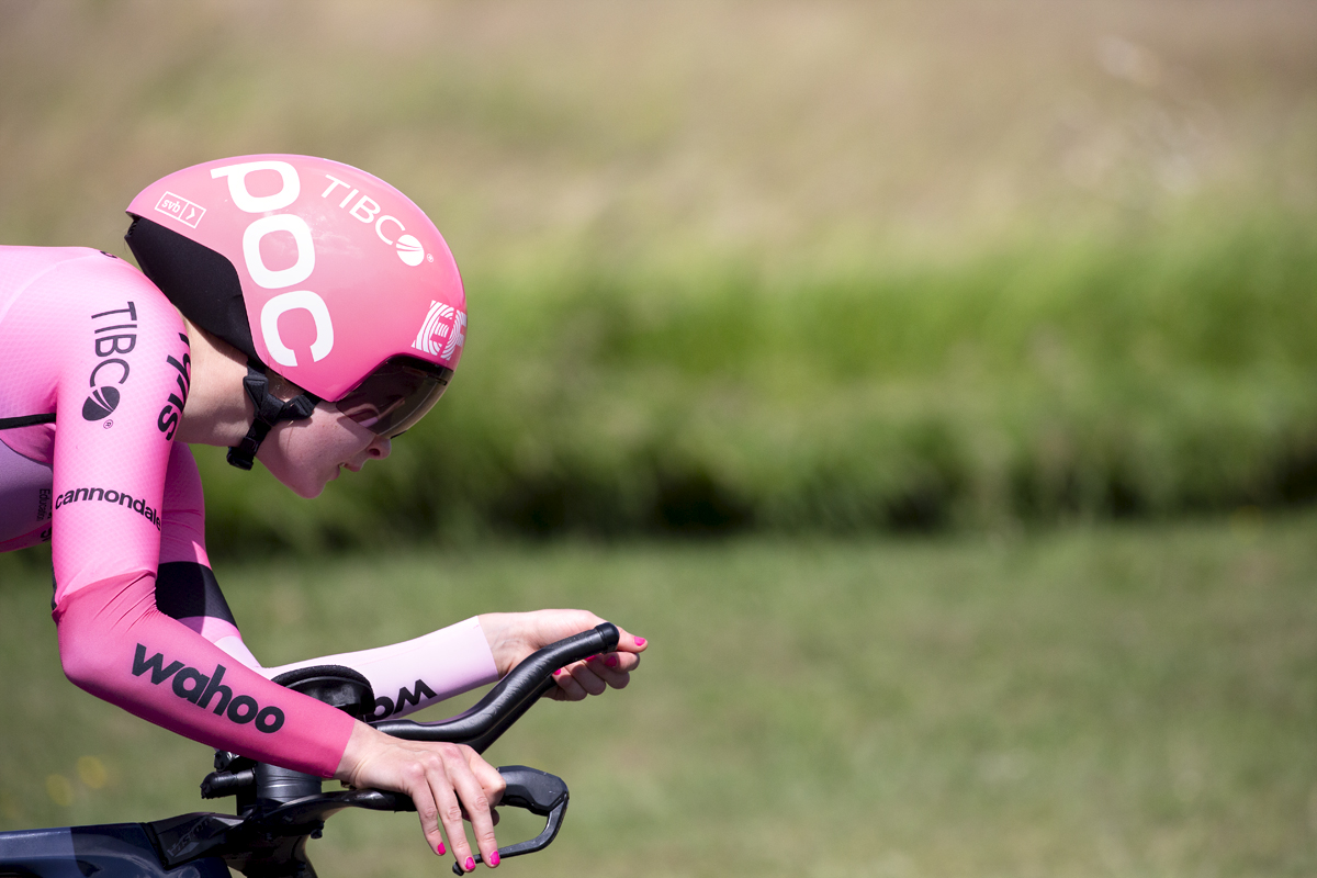 British National Road Championships 2023 - Women’s U23 Time Trial - EF Education-TIBCO-SVB’s Abi Smith races into the frame of the photograph