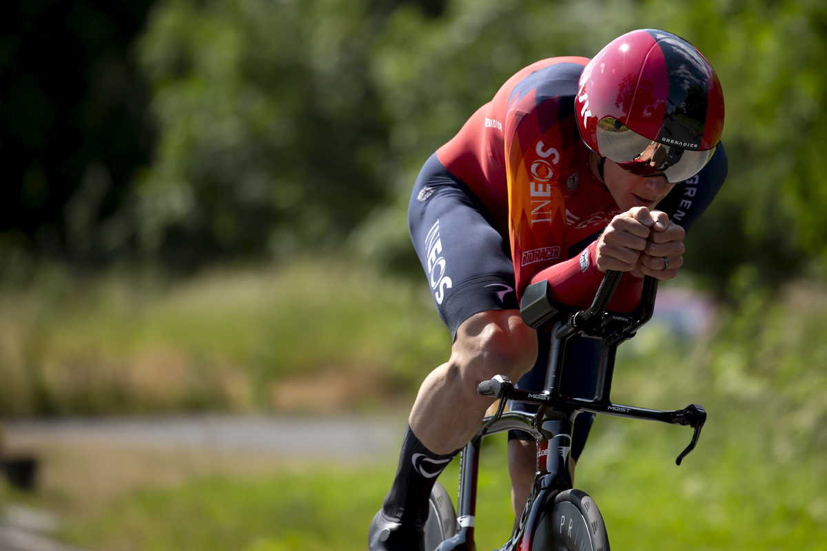 British National Road Championships 2023 - Men’s Time Trial - Connor Swift of INEOS Grenadiers competes