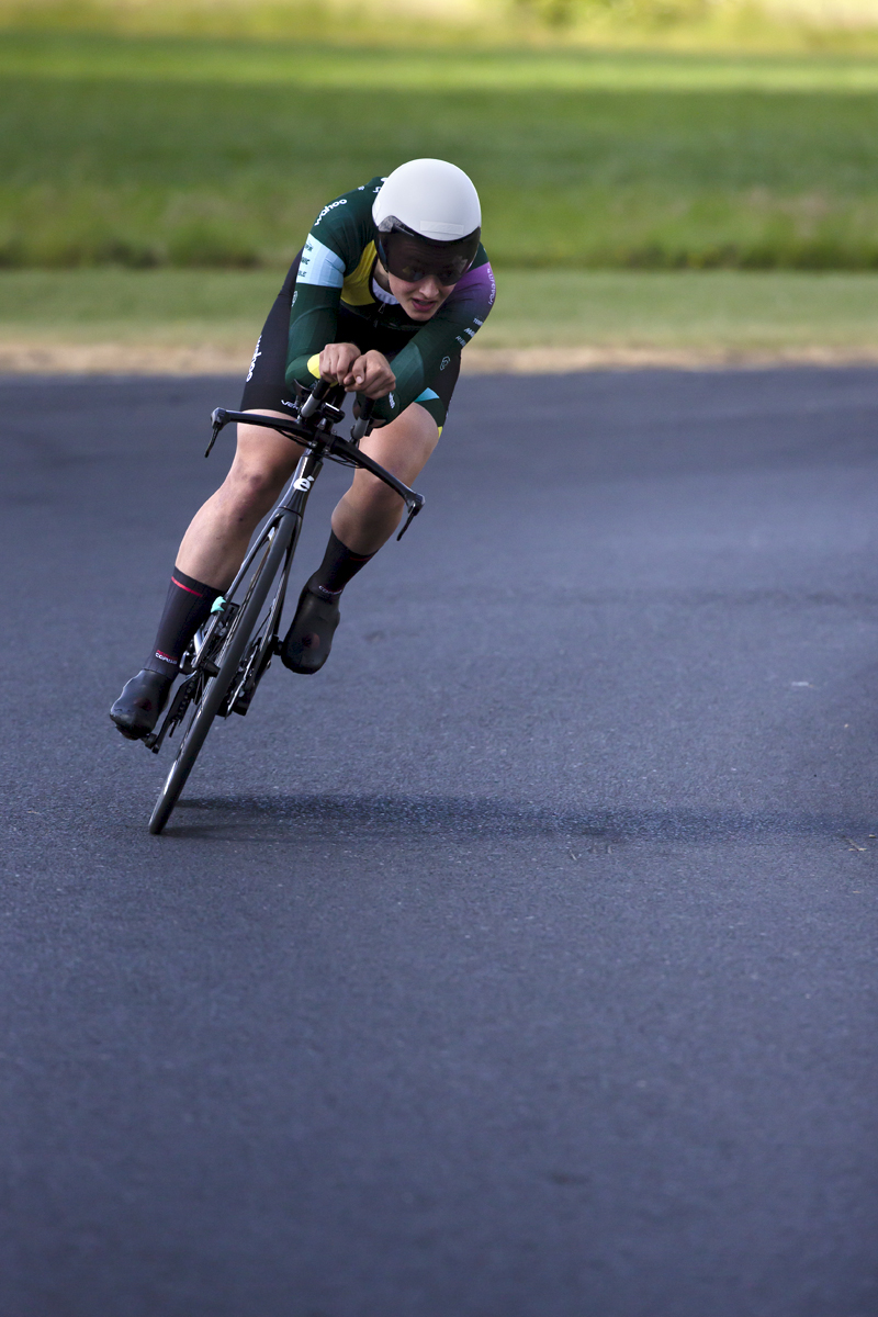 British National Road Championships 2023 - Women’s U23 Time Trial - Madeline Leech from Lifeplus Wahoo races on the Croft Circuit