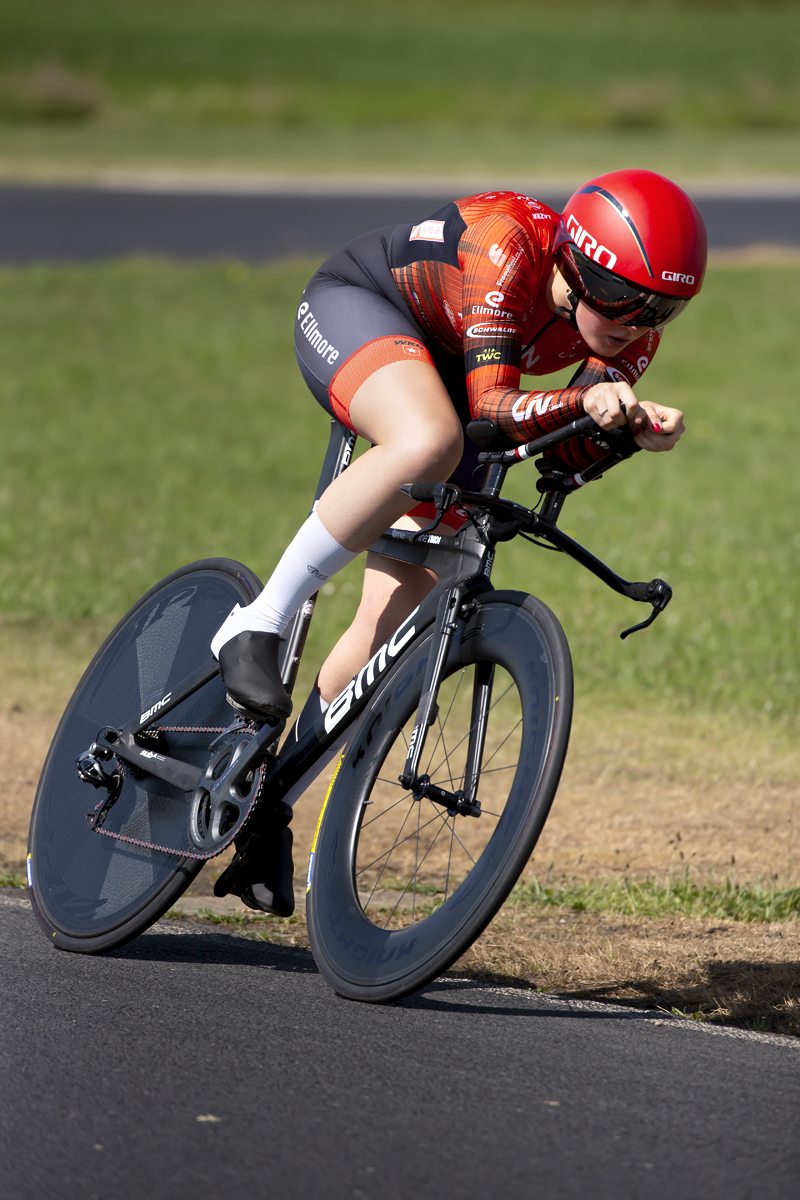 British National Road Championships 2023 - Women’s U23 Time Trial - Robyn Clay from Pro-Noctis – Heidi Kjeldsen – 200 Degrees Coffee competes in the competition