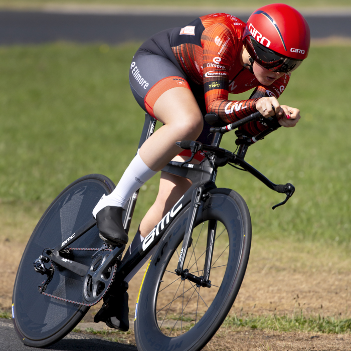 British National Road Championships 2023 - Women’s U23 Time Trial - Robyn Clay from Pro-Noctis – Heidi Kjeldsen – 200 Degrees Coffee competes in the competition