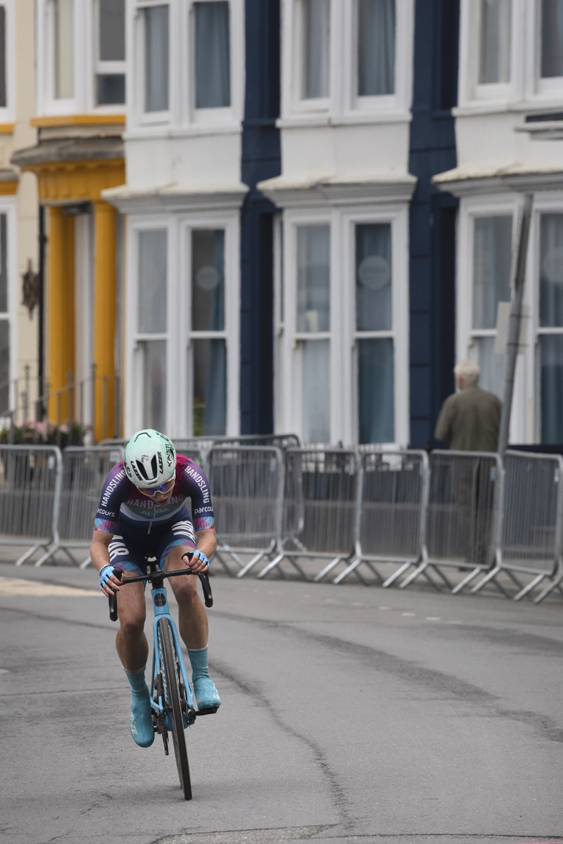 British National Road Championships 2025 - Road Race - Women - Lauren Dickson of Handsling Alba Development Road Team races down the seafront