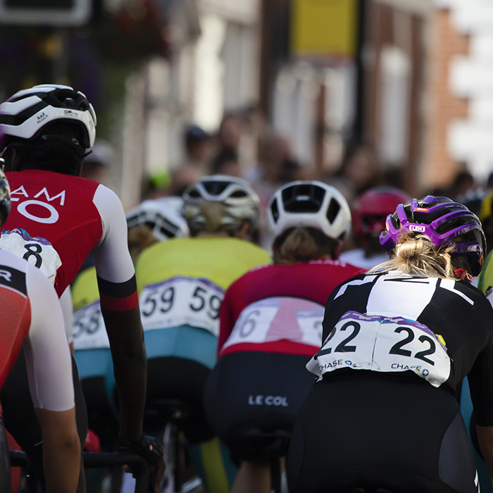 Birmingham 2022 - XXII Commonwealth Games -  Women’s Road Race - The peloton is seen from behind