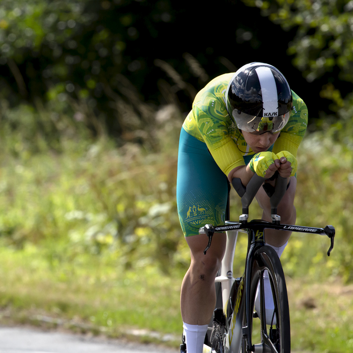 Birmingham 2022 - XXII Commonwealth Games - Women’s Time Trial - Grace Brown of Australia takes part in the event