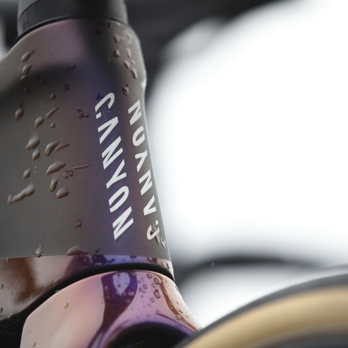 Coppa Bernocchi 2024 - A close up of a Canyon bike