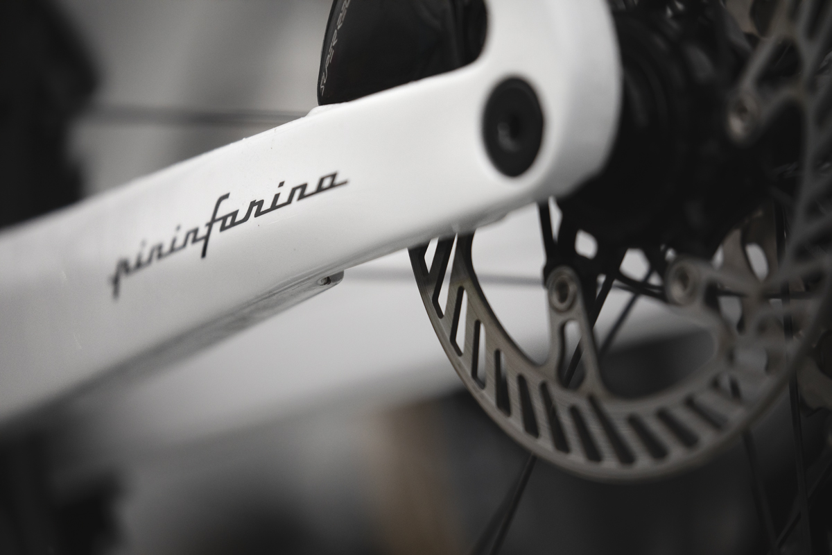 Coppa Bernocchi 2024 - A close up of a Pininfarina - De Rosa bike