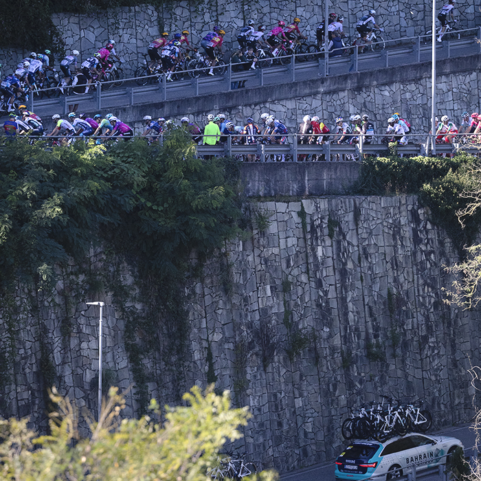 Coppa Bernocchi 2025 - The race seen on the different levels of the Salita Piccolo Stelvio climb