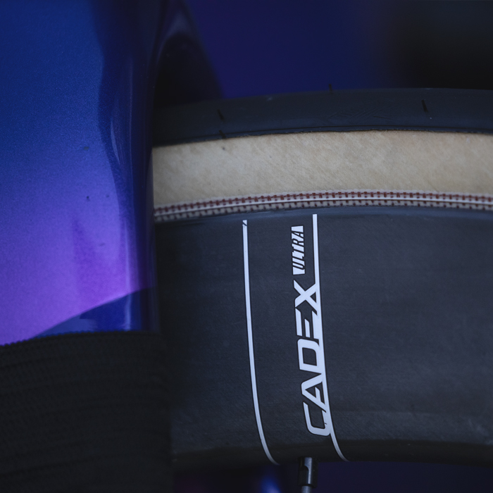 Coppa Bernocchi 2025 - A close up of a Cadex Ultra wheel