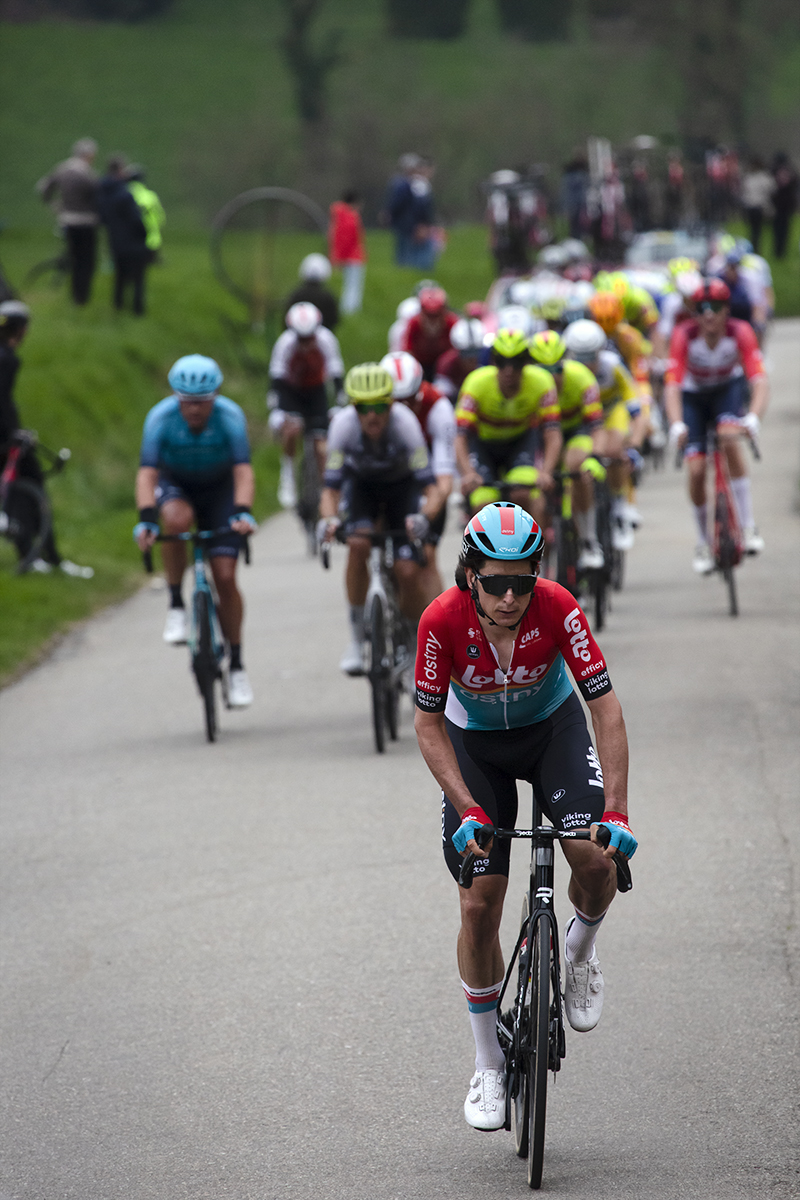 Dwars Door Vlaanderen 2023 - Cedric Beullens of Lotto Dstny on Rue de Trieu