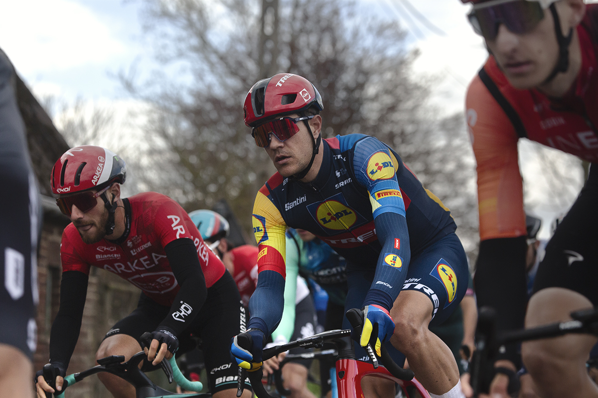 Dwars Door Vlaanderen 2024 - Jasper Stuyven of Lidl - Trek pictured in the peloton during the race