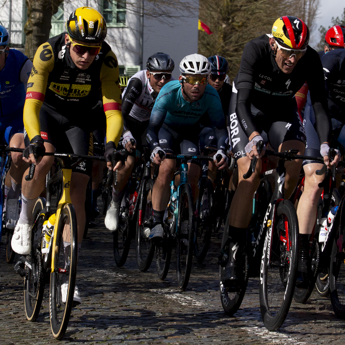 E3 Saxo Classic 2023 - Nils Politt and Mark Cavendish in the peloton