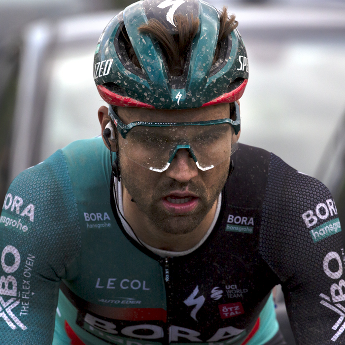 E3 Saxo Classic 2023 - Max Schachmann of BORA-hansgrohe focuses in an attempt to continue through exhaustion