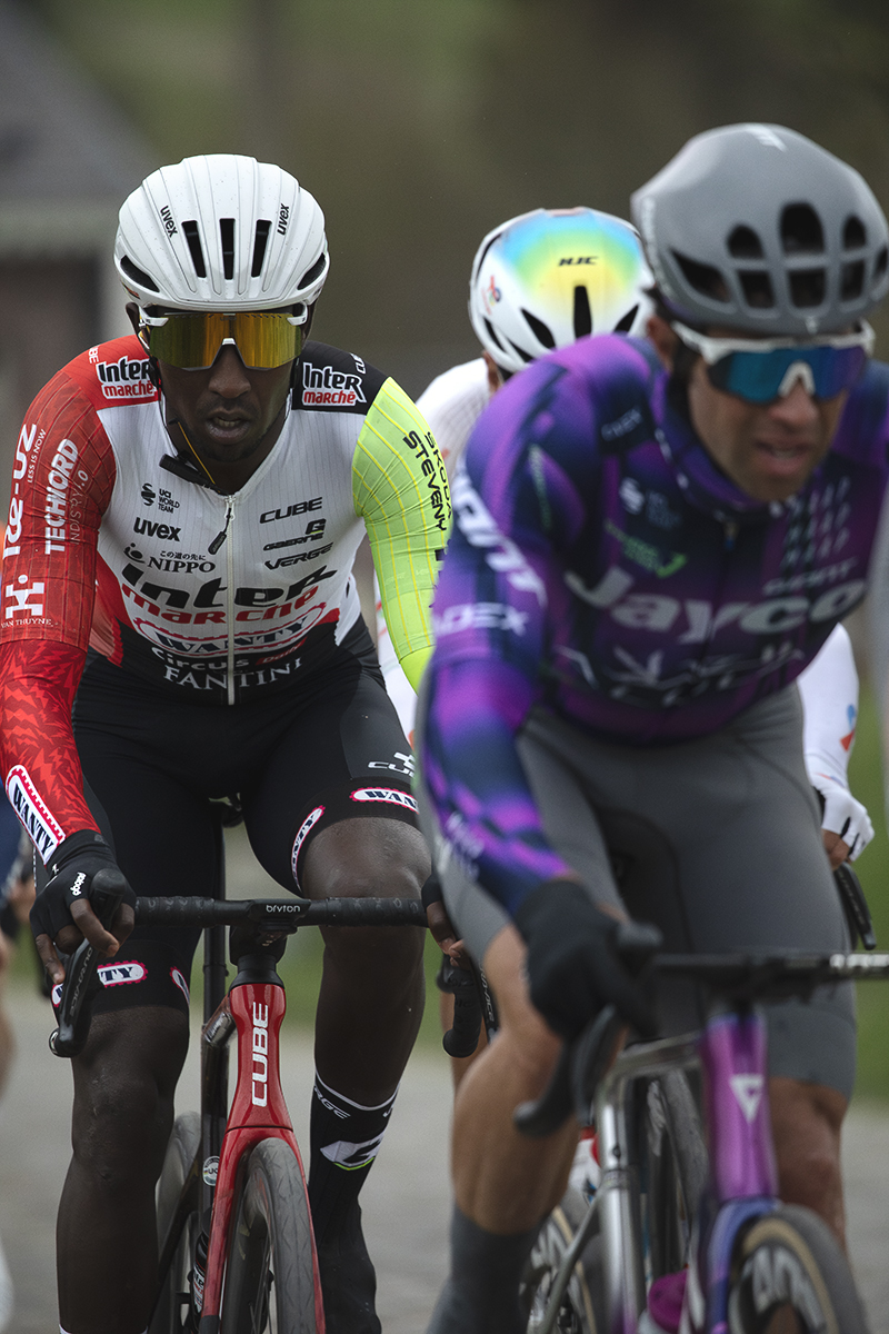 E3 Saxo Classic 2025 - Biniam Girmay pictured in the peloton