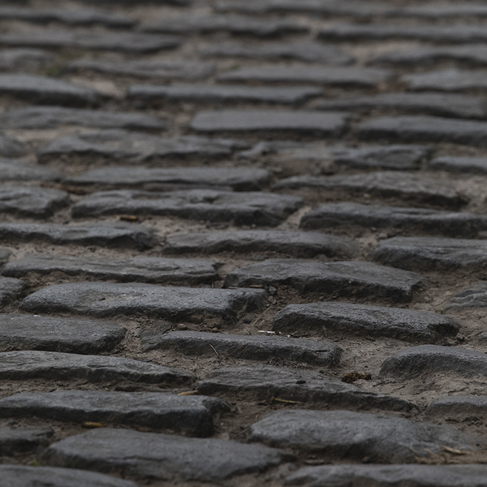 E3 Saxo Classic 2025 - A close up of the cobbles on Taaienberg