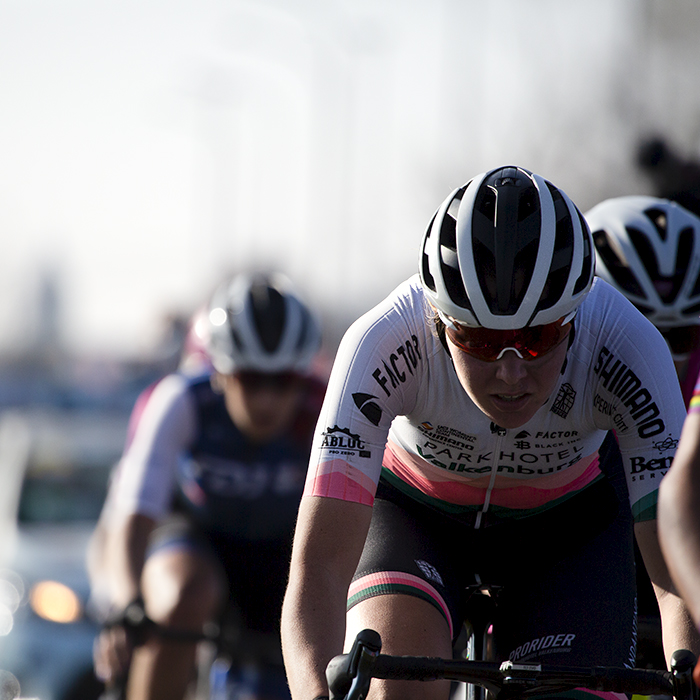 Gent - Wevelgem Vrouwen 2022 - Parkhotel Valkenburg’s Femke Markus in the peloton