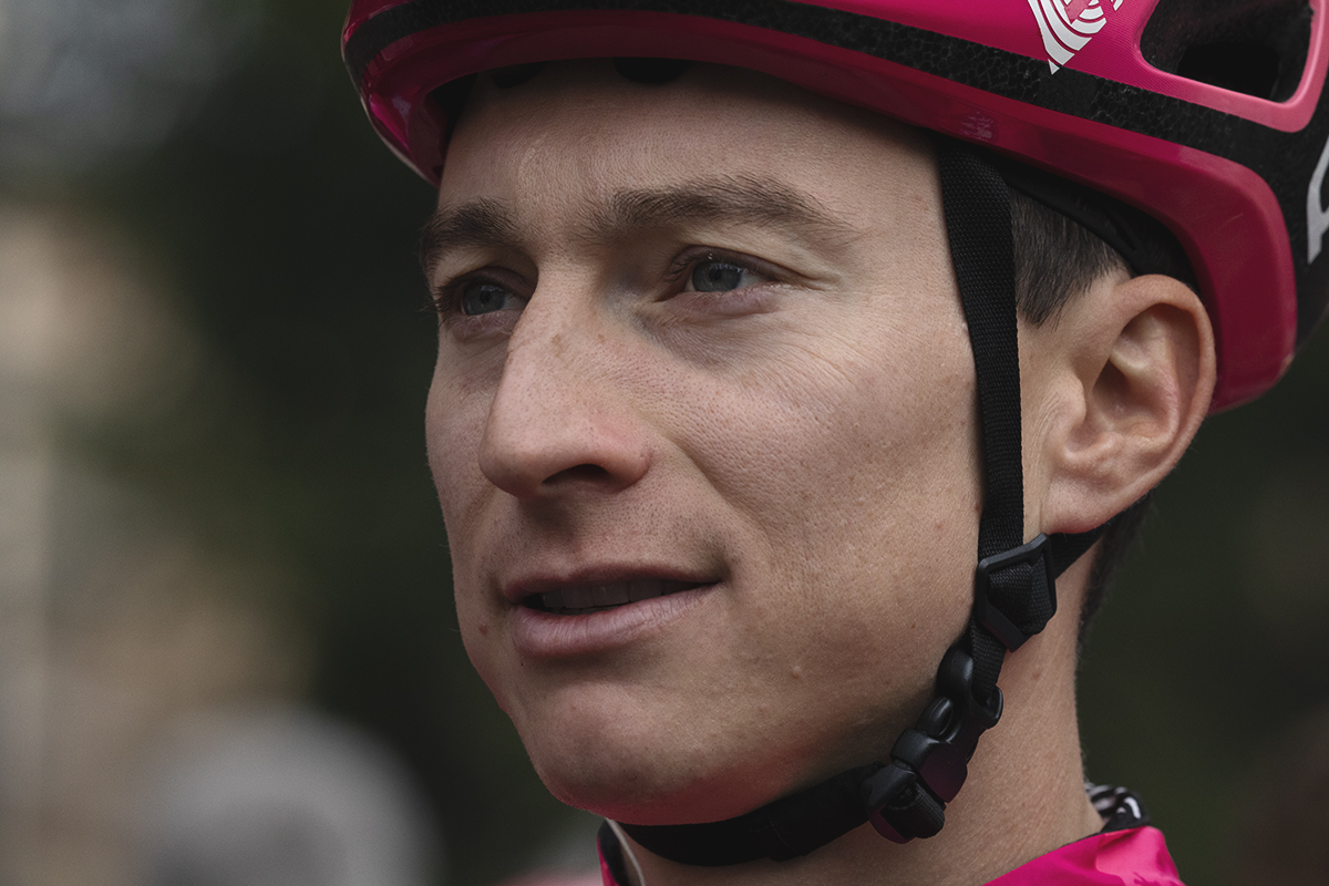 Giro dell’Emilia 2025 - Neilson Powless before the team presentations