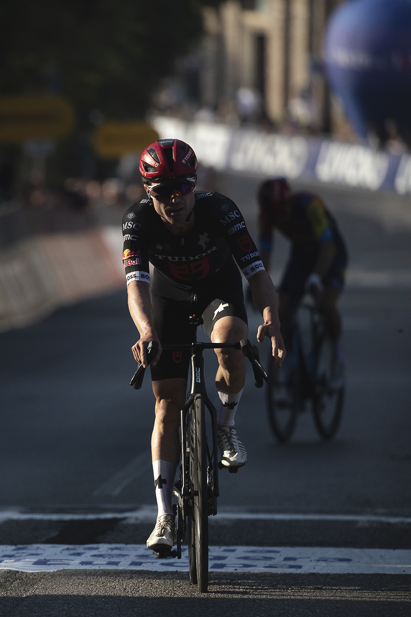 Gran Piemonte 2025 - Marc Hirschi crosses the line in second place