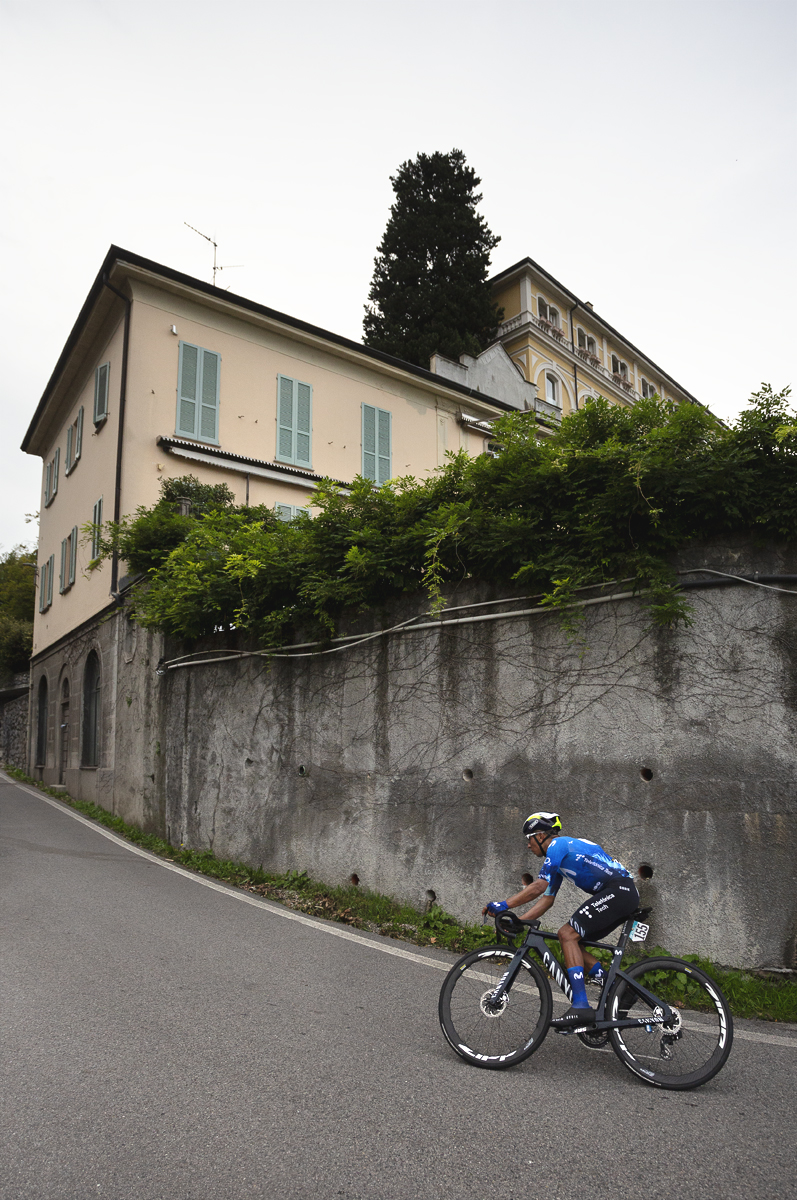 Il Lombardia 2024 - Nairo Quintana of Movistar Team climbs in Como