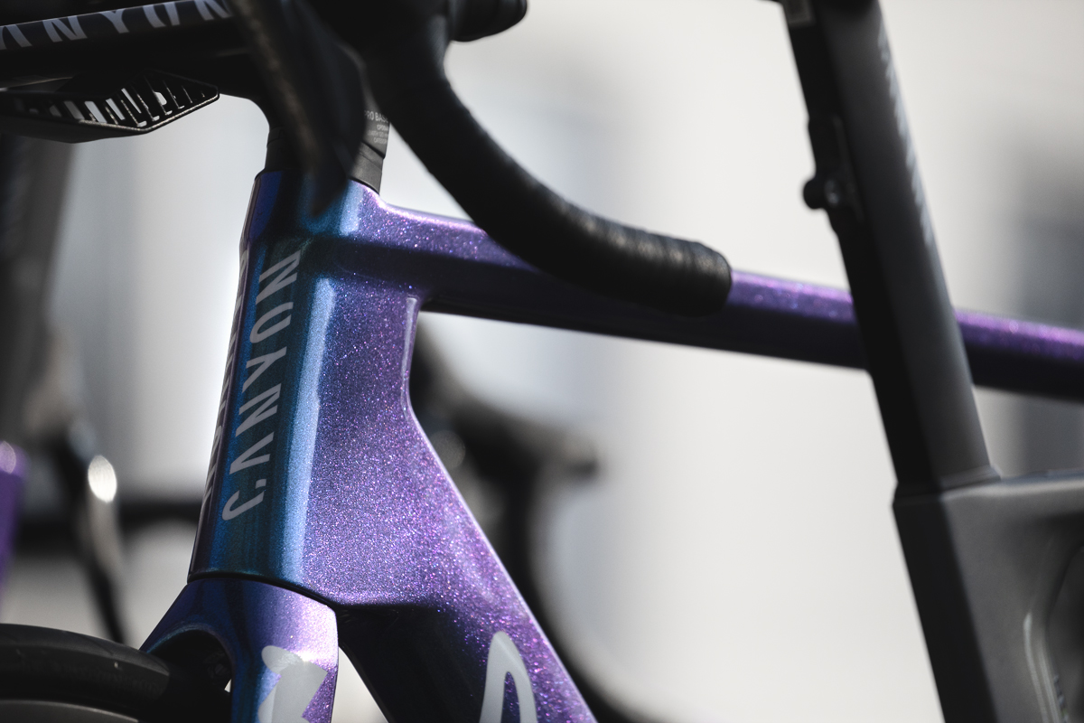 Kuurne Brussel Kuurne 2025 - A close up of a Alpecin Deceuninck Caynon bike