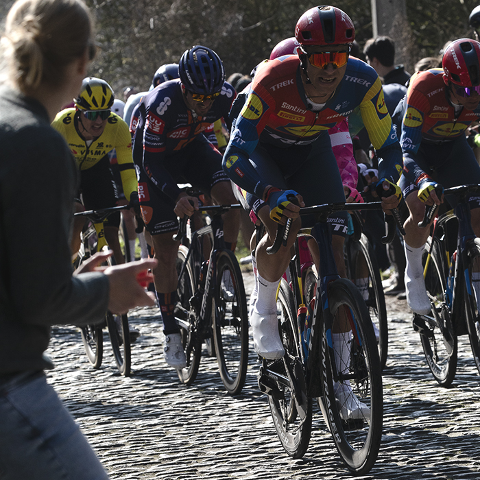 Kuurne Brussel Kuurne 2025 - Jonathan Milan of Lidl - Trek on the cobbles of Mont St-Laurent