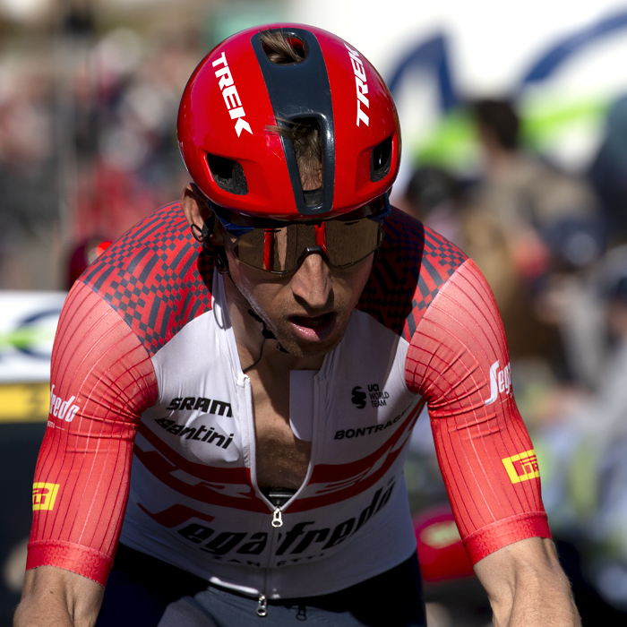 La Flèche Wallonne 2023 - Bauke Mollema of Trek - Segafredo rides up the Mur de Huy