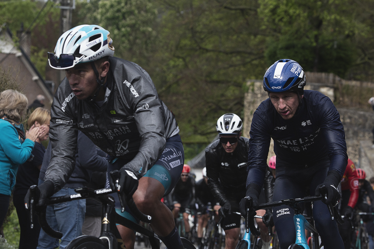 La Flèche Wallonne 2024 - Stevie Williams of Israel - Premier Tech tackles the climb