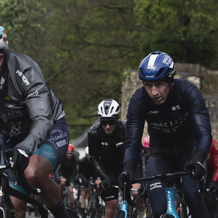 La Flèche Wallonne 2024 - Stevie Williams of Israel - Premier Tech tackles the climb