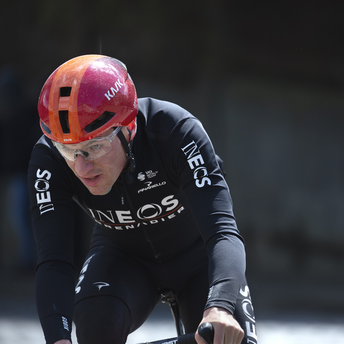 Liège-Bastogne-Liège 2024 - Ethan Hayter concentrates on the road ahead