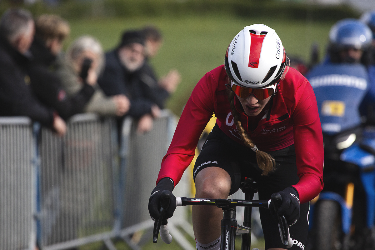 Liège-Bastogne-Liège Femmes 2024 - Julie Bego of Cofidis on the climb