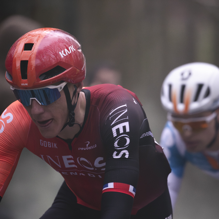 Omloop Het Nieuwsblad 2024 - Connor Swift of INEOS Grenadiers on the Bosberg