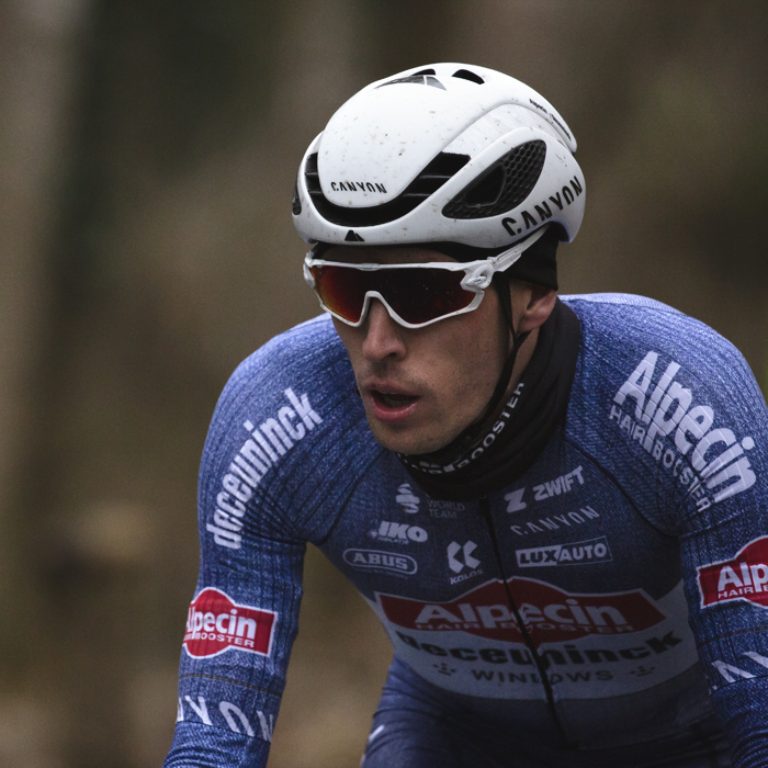 Omloop Het Nieuwsblad 2024 - Michael Gogl of Alpecin - Deceuninck on the Bosberg