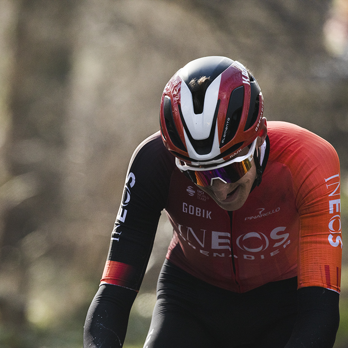 Omloop Nieuwsblad 2025 - Ben Turner of INEOS Grenadiers on the Bosberg