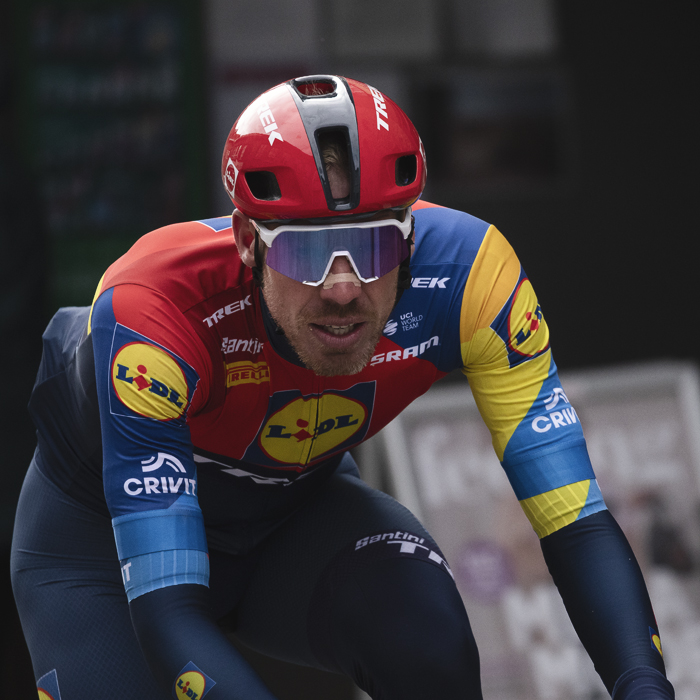 Omloop Nieuwsblad 2025 - Tim Declercq of Lidl - Trek during the race