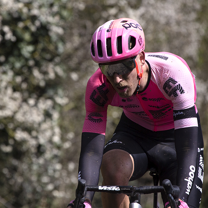 Paris Roubaix 2023 - Jonas Rutsch of EF Education-EasyPost tackles the cobbles